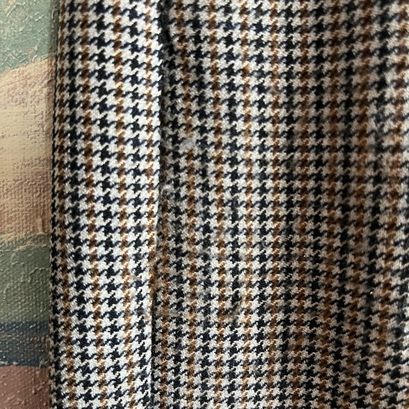 Aritzia Babaton Sadiki Pant in Camel/Navy Tt Houndstooth - Picture 13 of 14